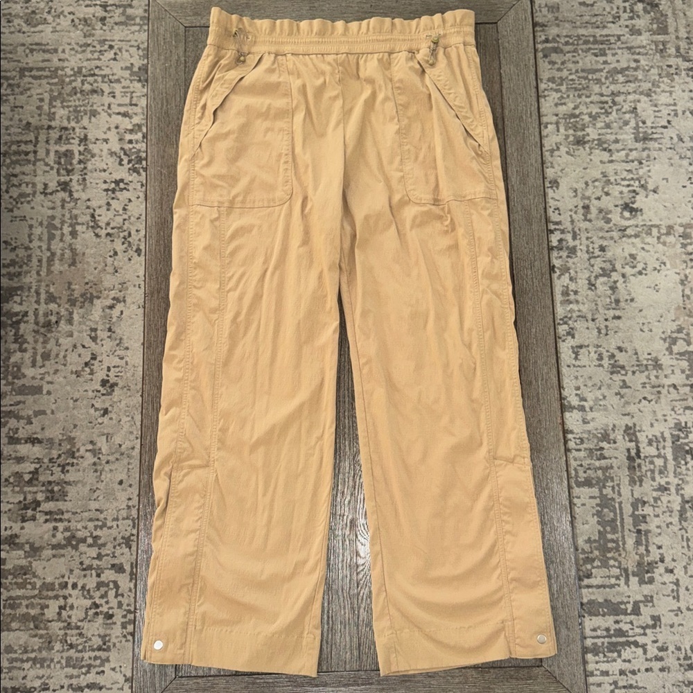 Athleta Trekkie High Rise Parachute Pant Big Sur Brown